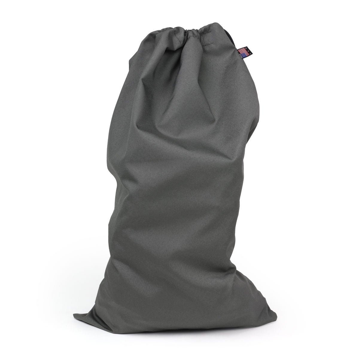 Bulk Dominoes Grey canvas drawstring storage bag for domino storage