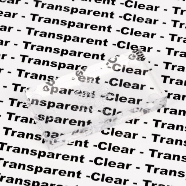 Clear Transparent Single Closeup