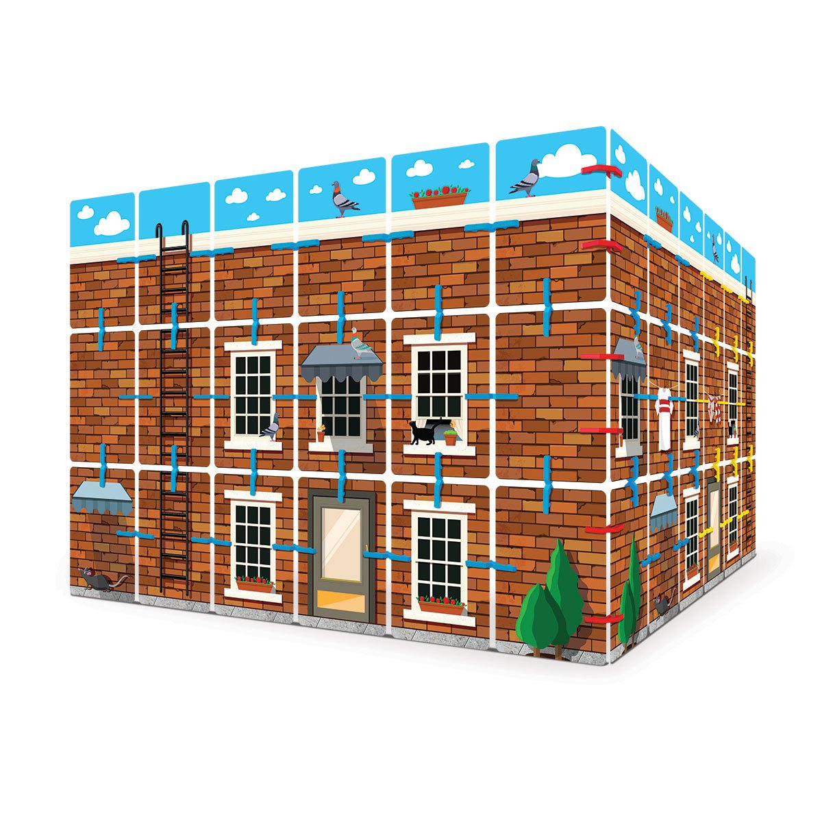Creative Card Builder Brick City nice white background