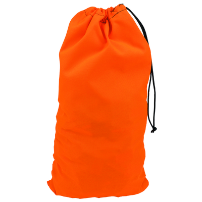 Bulk Dominoes Neon Orange canvas drawstring storage bag for domino storage
