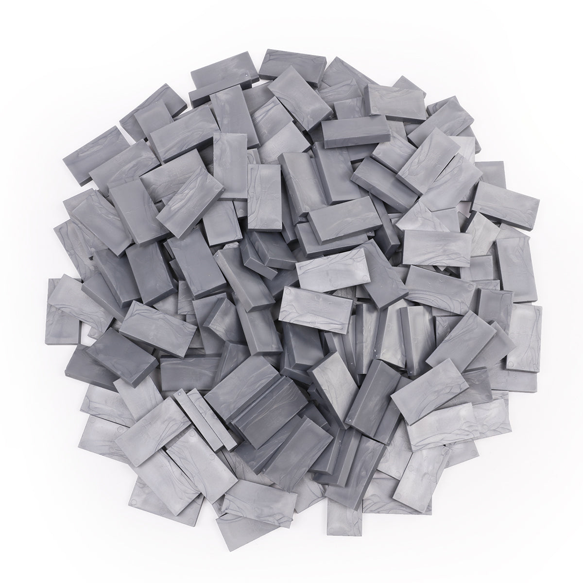Bulk Dominoes Silver Dominoes Pile