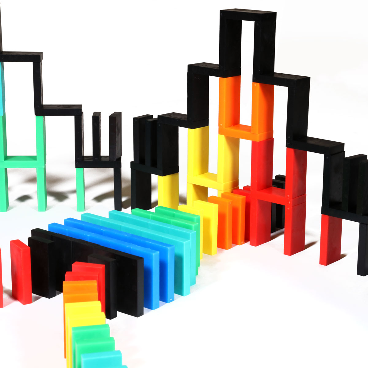 Starter Kit Bulk dominoes black tower